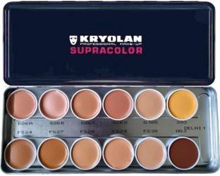 KRYOLAN Supracolor foundation palette 12 color palette  Foundation