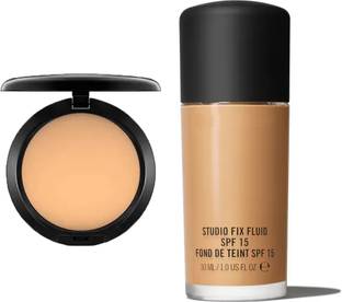 MACON Combo of Studio Fix Fluid SPF 15 NC42 Foundation & Powder Compact NC42 Foundation