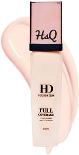 HSQ Studio Finish HD Foundation – Matte & Weightless Coverage – 35ml Foundation