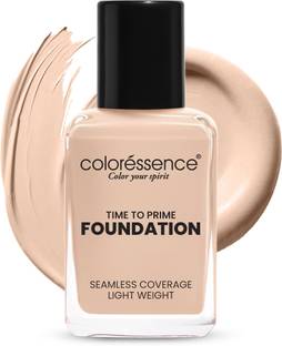 COLORESSENCE Time to Prime Full Coverage Liquid Foundation with Dewy Waterproof Finish Foundation