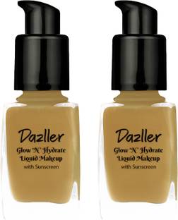 Dazller Moisturizing Liquid Makeup (Pack of 2 X 27mL) Foundation