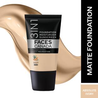 FACES CANADA All Day Hydra Matte (Mini) | 3 in 1 Moisturizer + SPF 30 + Foundation