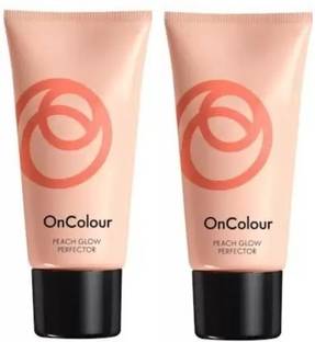 Oriflame Peach glow Perfector (light) Foundation (Peach, 30 ml) Pack of 2 Foundation