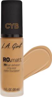 CYB Waterproof Matte Foundation for Long Hours - Full Coverage Foundation