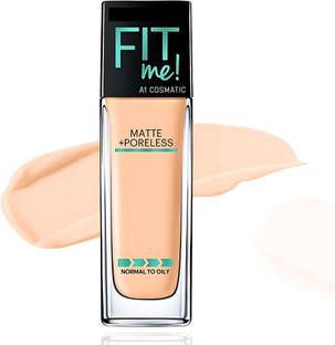 A1 Cosmatic Original Fit Me Matte+Poreless Liquid sweatproof Foundation ( 128 nude warm ) Foundation