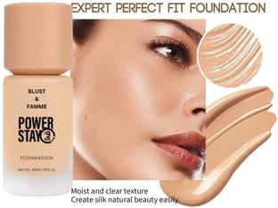 BLUST&FAMME Smudgeproof Power stay foundation pack of 1 Foundation