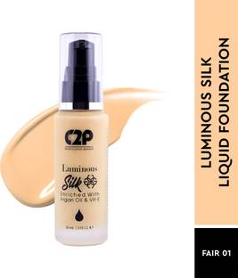 C2P Professional Makeup High Coverage Liquid Foundation Waterproof Long Lasting For Oily and Dry Skin Foundation