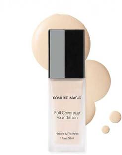 COSLUXE IMAGIC FULL COVERAGE FOUNDATION Natural & 30ml - 1215 SOFT HONEY Foundation
