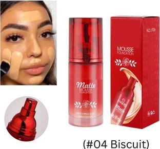 BLUST&FAMME Matte (#04) Mousse Foundation Light Weight Waterproof F06 60ml pc Foundation