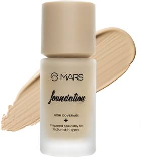 MARS SPF50 PA++++ High Coverage Liquid | Blemish Free & Blendable Makeup Foundation