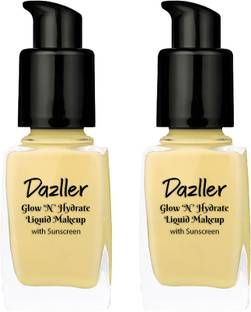 Dazller Moisturizing Liquid Makeup (Pack of 2 X 27mL) Foundation