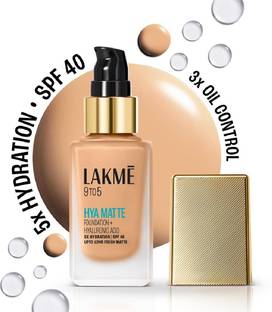 Lakmé 9to5 Hya Matte Foundation + Hyaluronic Acid Cool Rose - 25ml Foundation