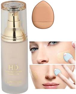 Facejewel HD High Definition Waterproof Foundation With Finger Foundation Puff Foundation