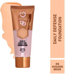 MATTLOOK DD Foundation Cream Glowing Skin Moisturiser SPF 20 Light Weight Blendable - 05 Foundation