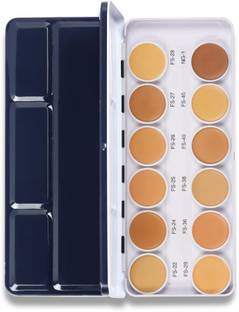 wryak 12-in-1 Concealer and Foundation Palette for Face Makeup Foundation