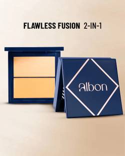 Albon Flawless Fusion 2IN1 - Conceal & Cover With Mousse Base 2Shade  Foundation
