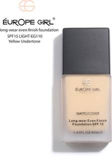 Europe Girl Matte Cover - 110 Spf-15 Foundation