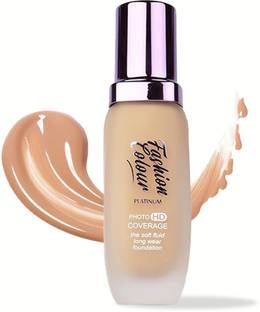 FASHION COLOUR Platinum Photo HD Coverage Soft Fluid Long Wear  Foundation