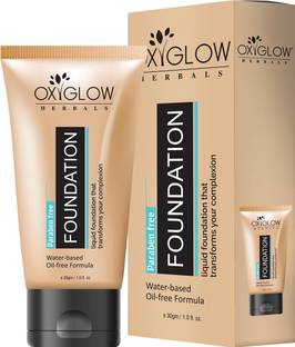 oxy glow herbals Foundation - Water Based Oil Free Formula Foundation