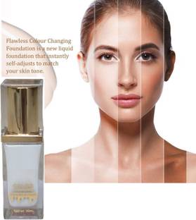 Emijun Color Changing Foundation Makeup Base Moisturizing Liquid Foundation for Women Foundation