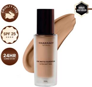 charmacy milano Foundation 09 | 24Hr Wear, SPF25, Waterproof, Full Coverage, Matte Finish Foundation