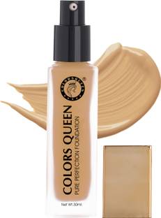 COLORS QUEEN Pure Perfection Oil Free & Long Lasting Liquid Foundation with Jojoba Seed Oil Foundation