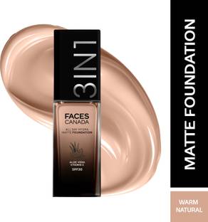 FACES CANADA All Day Hydra Matte | 3 in 1 Moisturizer + SPF 30 + Foundation