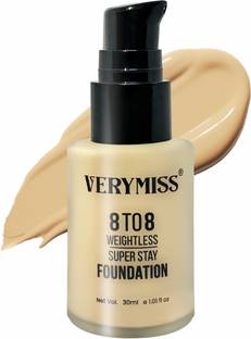 VERYMISS 8 To 8 Weightless Super Stay Foundation I Long lasting I Waterproof - 111 Foundation