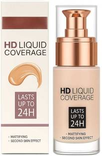 DJATI HD High Coverage Foundation 24H Long-Lasting Matte Waterproof & Lightweight Foundation