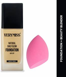 VERYMISS Foundation + Beauty Blender Combo Set Foundation