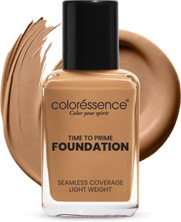 COLORESSENCE Time to Prime Full Coverage Liquid Foundation with Dewy Waterproof Finish Foundation