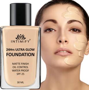 INTIMIFY Matte Finish Liquid Foundation for Face Makeup, Long Lasting, Waterproof Foundation