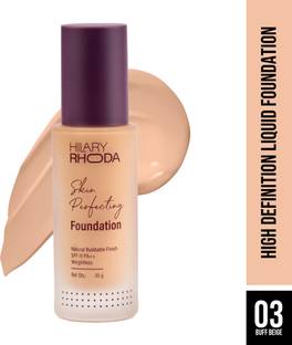 Hilary Rhoda Skin Perfecting Foundation | With SPF 15 | Super Matte Finish | Full Coverage Foundation