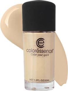 COLORESSENCE SPF-20 Liquid Foundation Deep Coverage Lightweight Face Makeup Formula Foundation