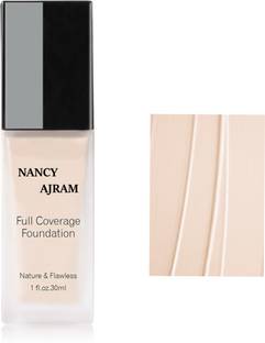 NANCY AJRAM Full Coverage Foundation for Face Makeup Waterproof, Non-Greasy Foundation