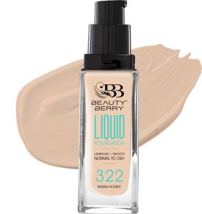 Beauty Berry Fit Me Liquid Foundation Luminous + Smooth, Full Coverage Normal to Oily Skin Foundation