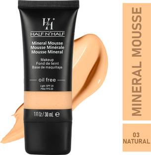 Half N Half Mineral Mousse oil FreeLight SPF 20-03 Natural Foundation