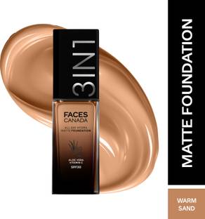 FACES CANADA All Day Hydra Matte | 3 in 1 Moisturizer + SPF 30 + Foundation