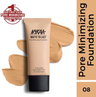 NYKAA Matte to Last Foundation 08Y Medium 30ml Foundation