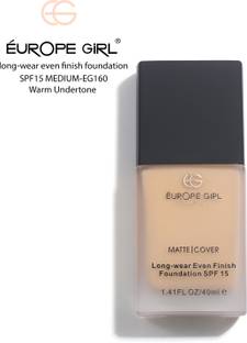 Europe Girl Matte Cover - 160 Spf-15 Foundation