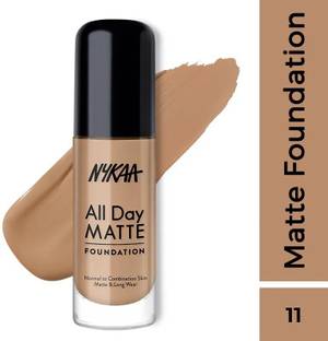 NYKAA All day matte foundation (Mocha 11) 30ml Foundation
