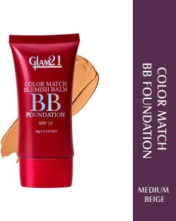 Glam21 Color Match BB Foundation SPF15 Dual Purpose Foundation & Sunscreen| Non-greasy Foundation