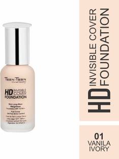 Teen Teen HD Invisible Cover Foundation SPF 15 PA++, Full Cover Oil Free Shine Control Foundation