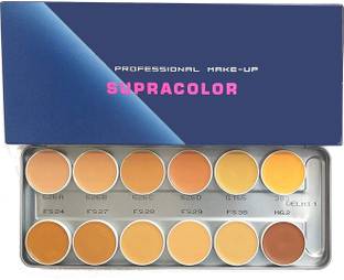 COSMO VIBES Supracolor 12 Colors Highly Pigmented Makeup Base, Celebrity Concealer Foundation