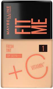 MAYBELLINE NEW YORK Fit Me Fresh Tint With SPF 50 & Vitamin C, Shade 01, 30 ml Foundation