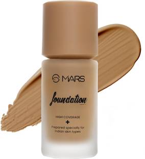 MARS SPF50 PA++++ High Coverage Liquid | Blemish Free & Blendable Makeup Foundation
