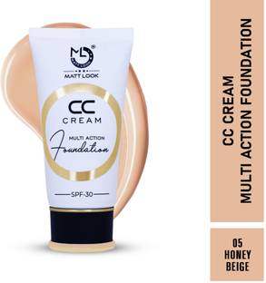 MATTLOOK CC Cream Multi Action Foundation Hide Blmishes SPF 30 Even Skin Tone Blendable-5 Foundation