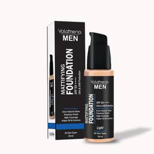 Volamena Men Mattifying Foundation With SPF 50++++ For Even Natural Glow, Flawless Finish Foundation