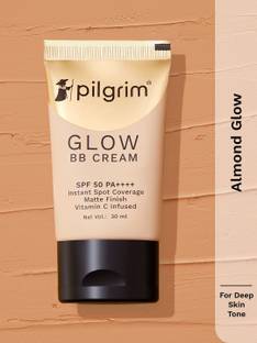 Pilgrim Glow BB Cream|Instant Spot Coverage with SPF 50 PA++++|Almond Glow 05 Foundation