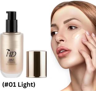 BLUST&FAMME Hd 2In1 (#01) Super Stay Liquid Matte Foundation For All Skin Type 1p Foundation